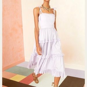 2
ULLA JOHNSON LUNE DRESS - THISTLE